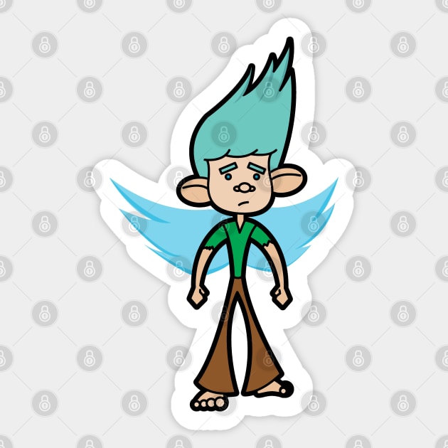 Beber, The Elf Sticker by Tooniefied